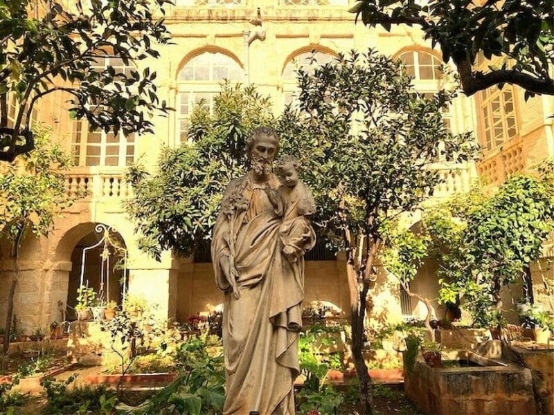 Valletta: Monastery and Secret Garden Entry Ticket - The Heart of the Cloisters and Its Architecture