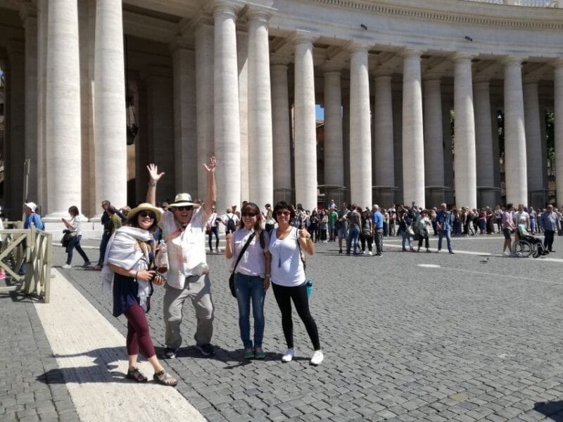 Vatican: Private Early Morning, Sistine Chapel Raphael Rooms - Wrapping Up at St. Peter’s Square
