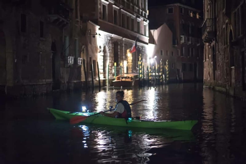Venice: Night + Sunset Kayak Tour Kayak in the Canals - Price and Logistics: Good Value for a Unique Perspective