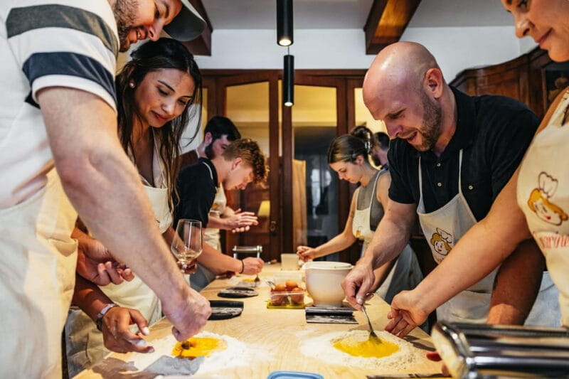 Venice: Pasta and Tiramisu Cooking Class at a Local's Home - Savoring Your Creations with Wine