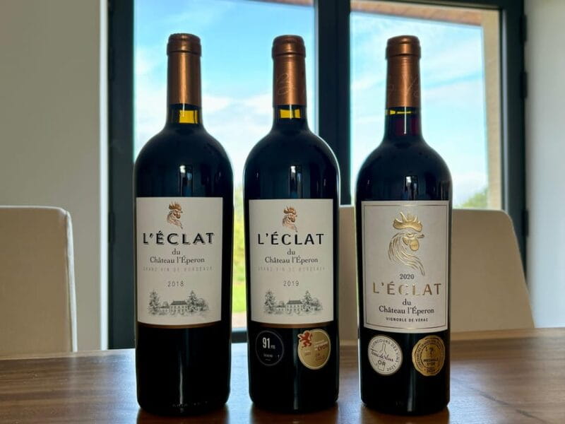 Vertical degustation of a special cuvée with cheese plate - Discovering Château LÉperon and Its Special Cuvee "LÉclat"