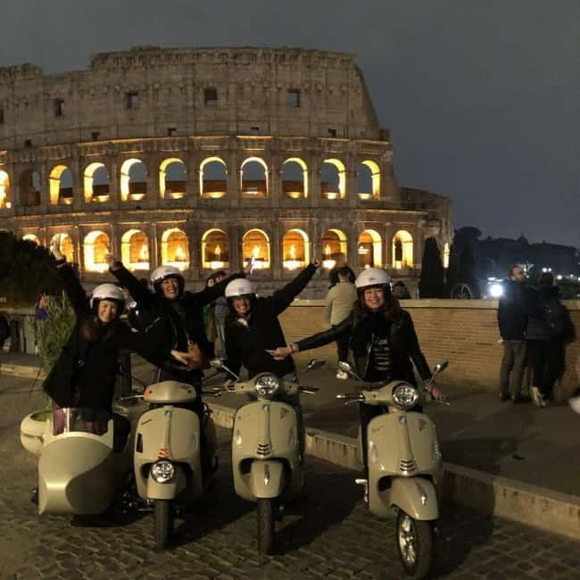 Vespa Sidecar Tour : Rome by Night - Price and How It Compares to Other Tours