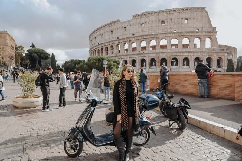 Vespa Tour in Rome Streets with Professional Photography - Key points / Takeaways