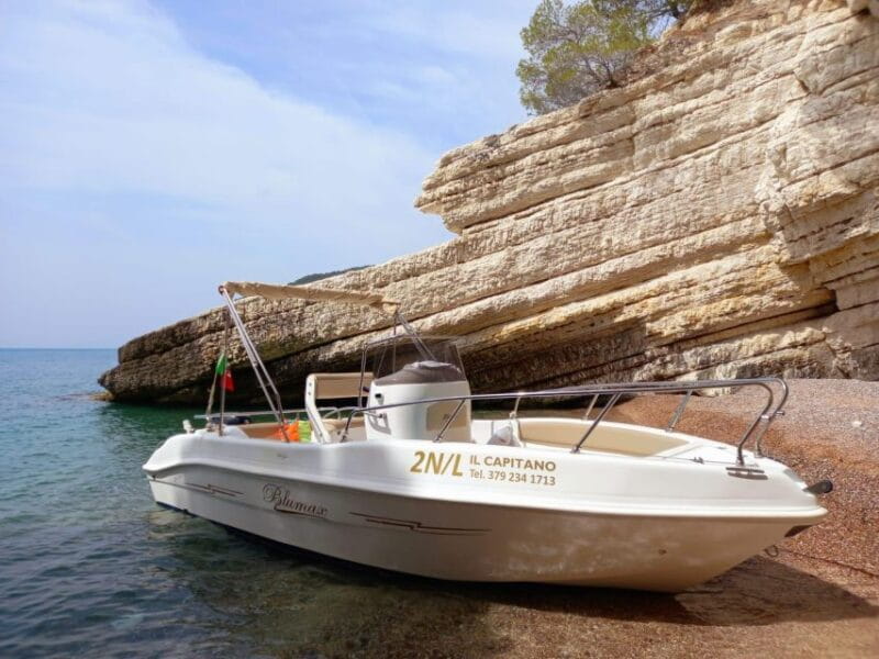 Vieste: 4 hour boat rental - Key points / Takeaways