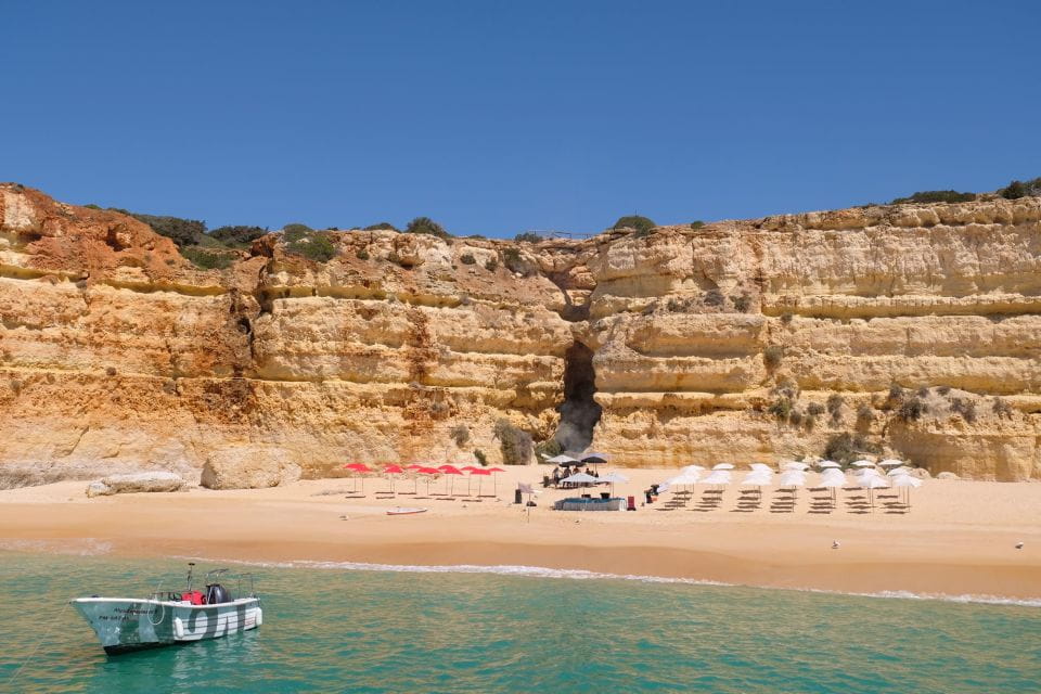 Vilamoura: Guided Sightseeing Cruise With Beach BBQ & Drinks - Visit Rock Formations and Caves