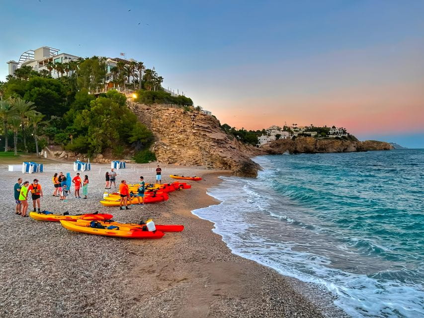 Villajoyosa: Moonlight Kayaking and Dinner Under the Stars - Booking Information