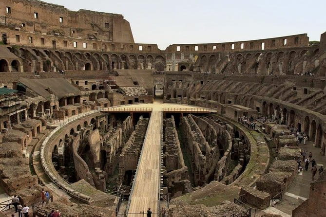 VIP Colosseum, Forum & Palatine Hill optional Arena Floor Tour - FAQ