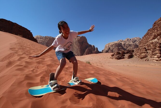 Wadi Rum Jeep Tour & Camp; Overnight - Pickup and Drop-off