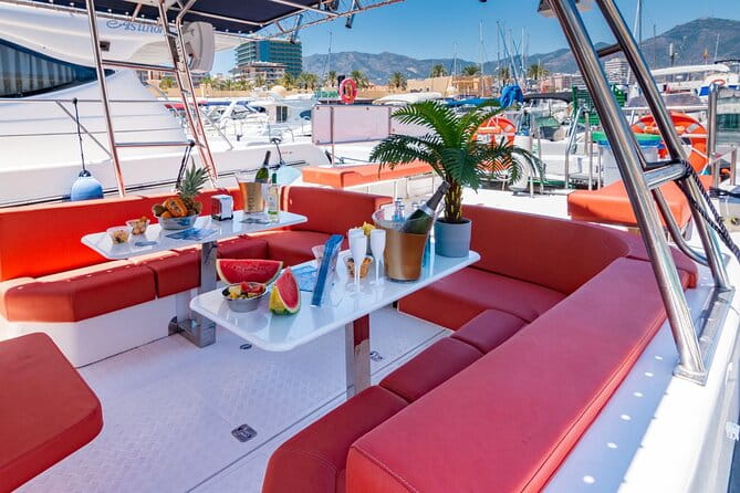 Walk and dolphin watching in Fuengirola + 1 drink - The Boat: Comfort and Convenience