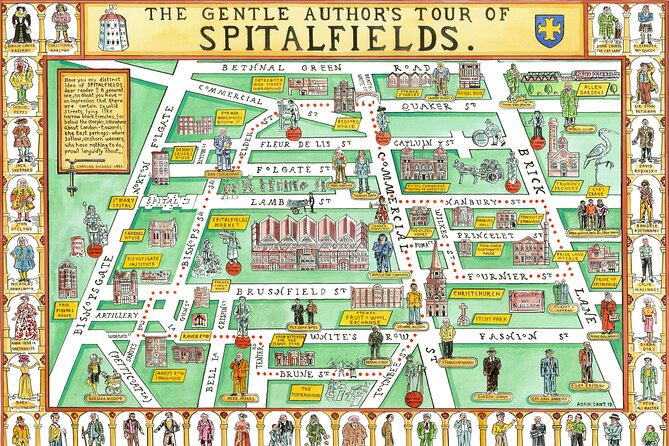 Walking Tour Around Spitalfields in the East End of London - Navigating the Walking Tour Route