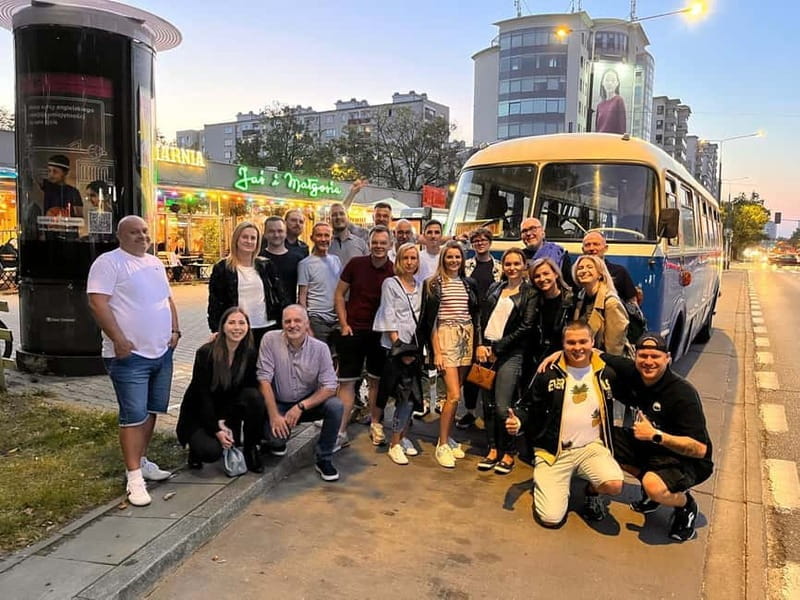 Warsaw: "Cheers on Wheels" Vodka Tasting Tour by Retro Bus - Key Points / Takeaways