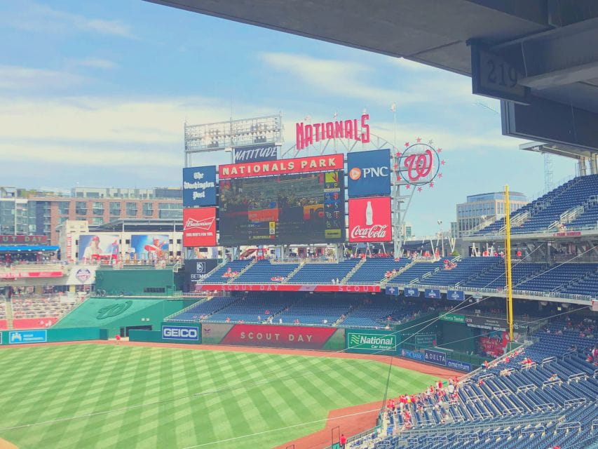 Washington D.C.: Washington Nationals Baseball Game Ticket - Convenient Entry and Accessibility