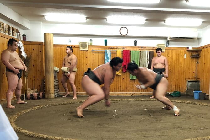 Watch the Real Sumo Morning Practice Tour at Yokozuna Stable - What to Expect During the Tour