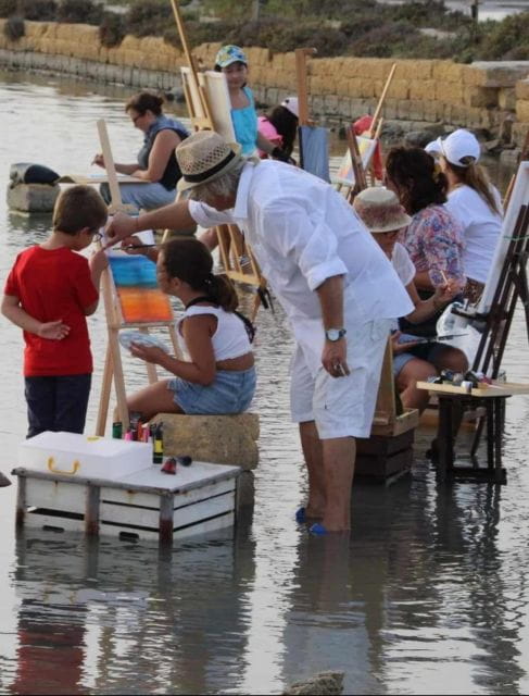 Water painting in the salt pans of Marsala - FAQ