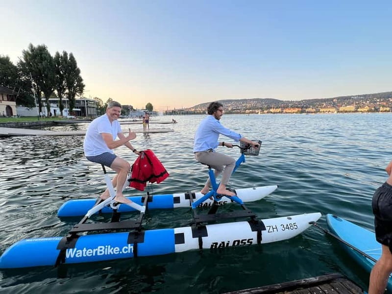 Waterbike on Lake Zurich - What’s the Experience Like? A Ride on Lake Zurich