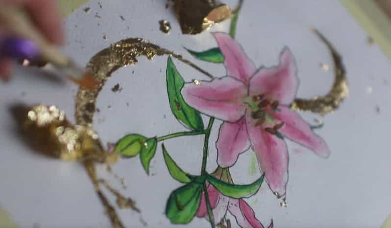 Watercolor Painting with gold leaf workshop - Key Points / Takeaways