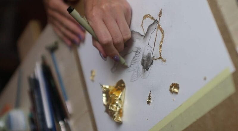Watercolor Painting with gold leaf workshop - Who Will Love This Workshop?