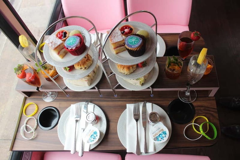 Wimbledon Afternoon Tea Bus Tour - The Food and Drinks: A British Classic with a Themed Twist