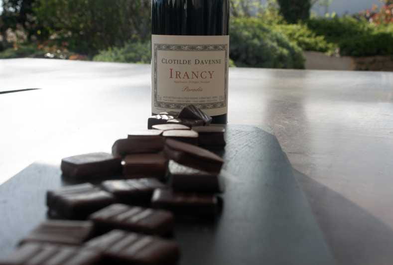 Wine and chocolat tasting at Chablis. - A Tasty Journey Through Chablis: Wine and Chocolate Tasting at Domaine Clotilde Davenne
