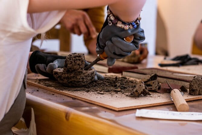 Wine tasting and Carving lesson in Santorini - Key Points / Takeaways