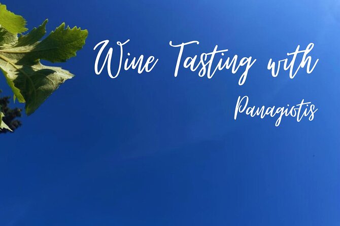 Wine Tasting With Panagiotis - Key Points