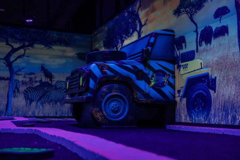 Woop! Glow golf: Ljubljana Btc City - The Layout and Experience