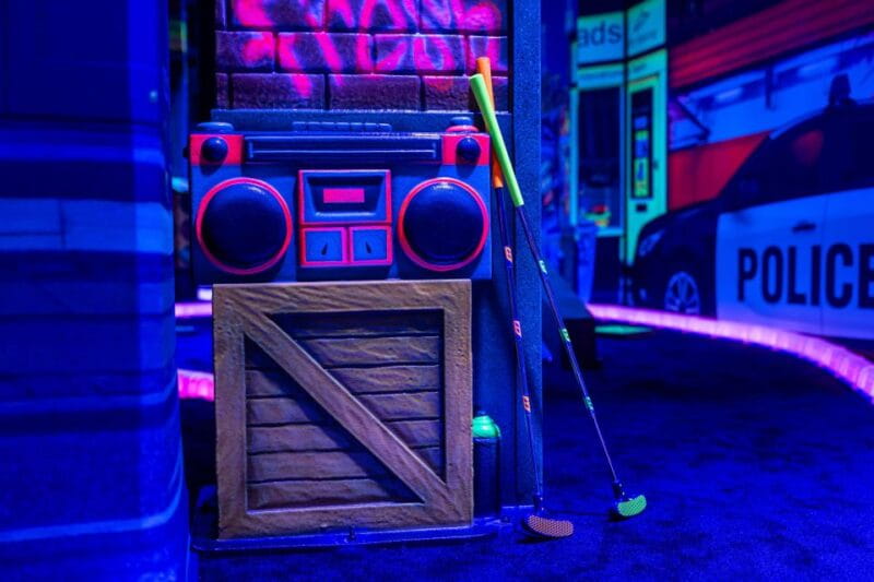Woop! Glow Golf: Maribor - Entering the Neon World of Woop! Glow Golf