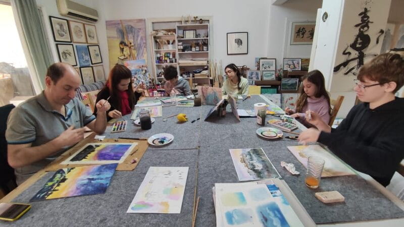 workshop for painting acropolis/landscape with local artist - Discovering Greek Landscapes Through Watercolor: An In-Depth Review