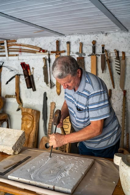 Workshop with the Master Stonemason of San Donato - A Hands-On Journey into Italy’s Stone-Carving Heritage