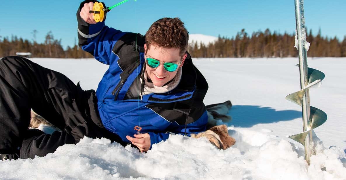 Ylläs: Snowmobile Adventure With Ice Fishing - Key Points
