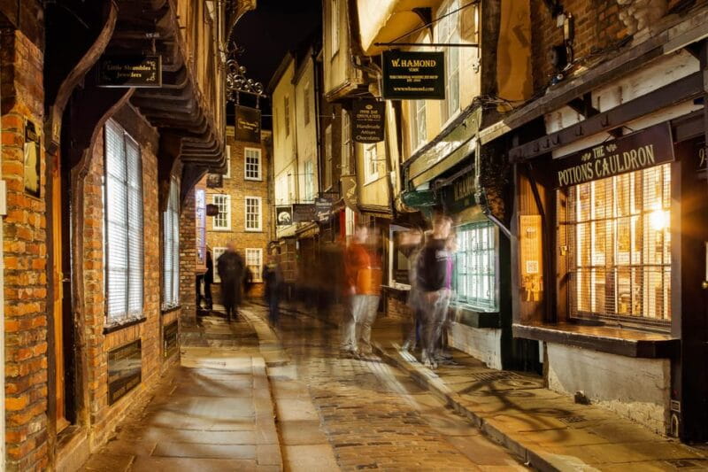 York: Night Photography Photo Walk - The Shambles at Night: Ghostly and Atmospheric Shots