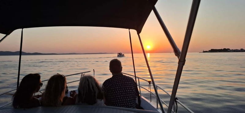 Zadar: Private Vintage Sunset Cruise with Wine - An Authentic View of Zadar from the Water