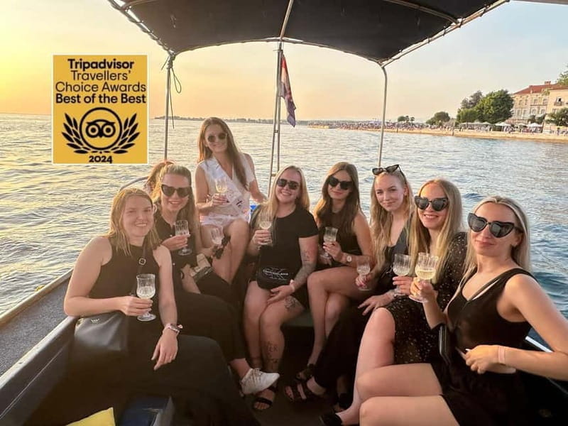 Zadar: Sunset Cruise with unlimited champagne - A Charming Sunset Experience on Zadar’s Waters