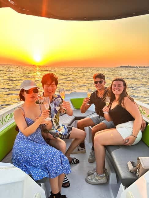 Zadar: sunset harmony,boat,music,champagne - How the Sunset Cruise Unfolds in Zadar