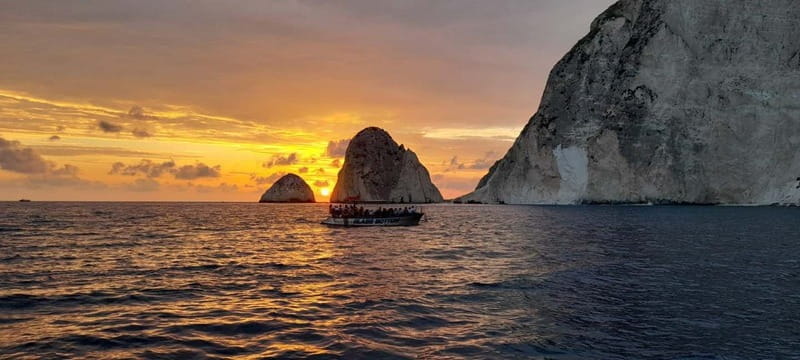 Zakynthos: Sunset Cruise to Myzithres with Wine & transfer - Exploring the Keri Caves and Arches