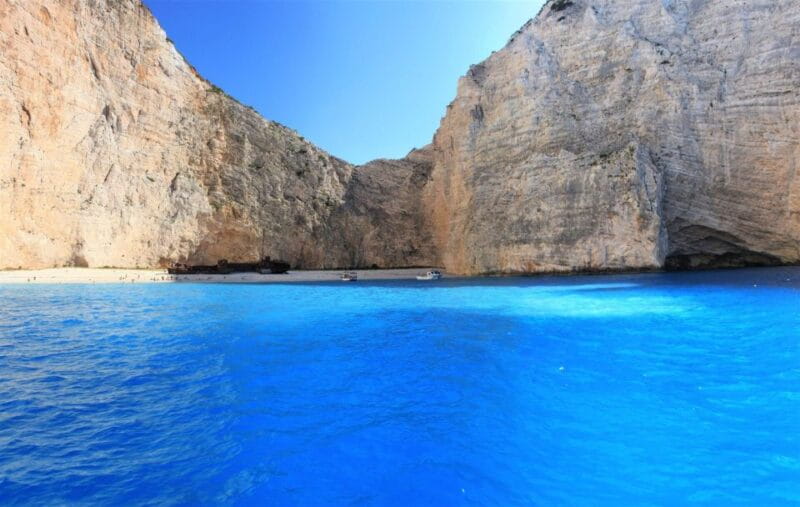 Zante Cruise to Blue Caves & Shipwreck Beach Photostop - Swimming & Snorkeling in Crystal Waters