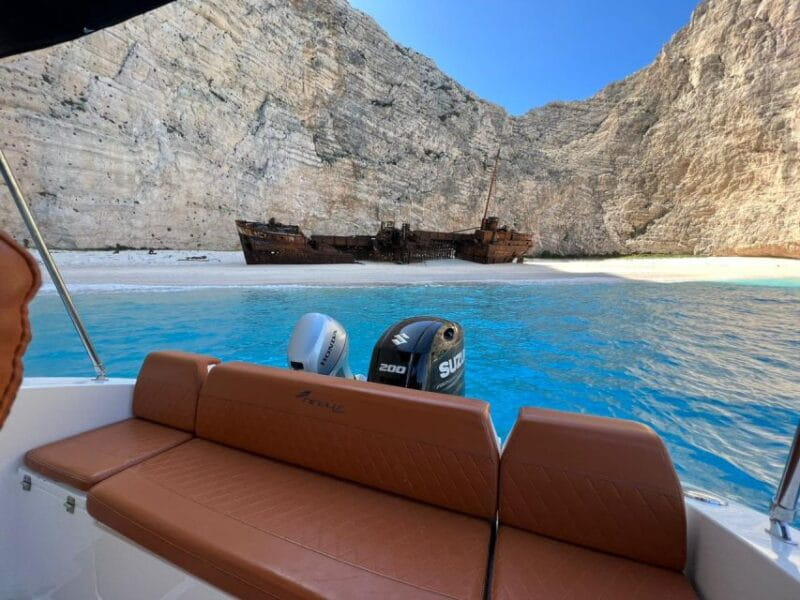Zante Private Cruise to Shipwreck Beach & Blue Caves (max 9) - Key points / Takeaways