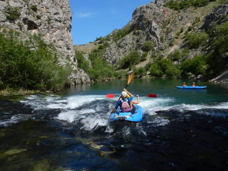 Zrmanja River: Half-Day Guided Kayaking Tour Near Zadar - The Itinerary in Detail