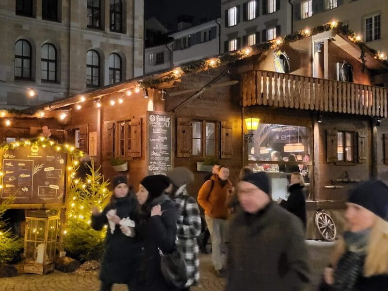 Zurich Christmas Market Tour - The Indoor Market at Zurich Main Station: A Winter Wonderland